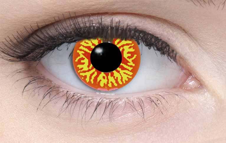 Wolf Red Yellow Cosplay Lenses